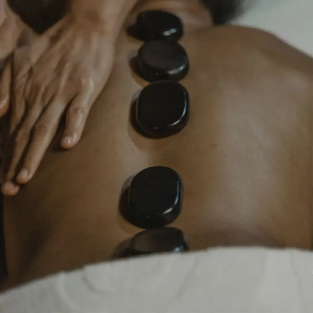 Hot stone massage
